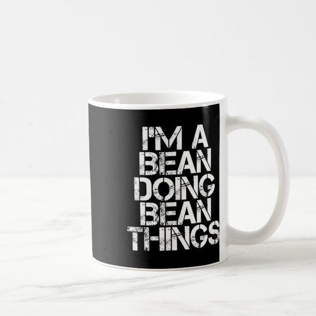 Mug Bean Funny Nom de famille Arbre de famille Anniver (Droite)