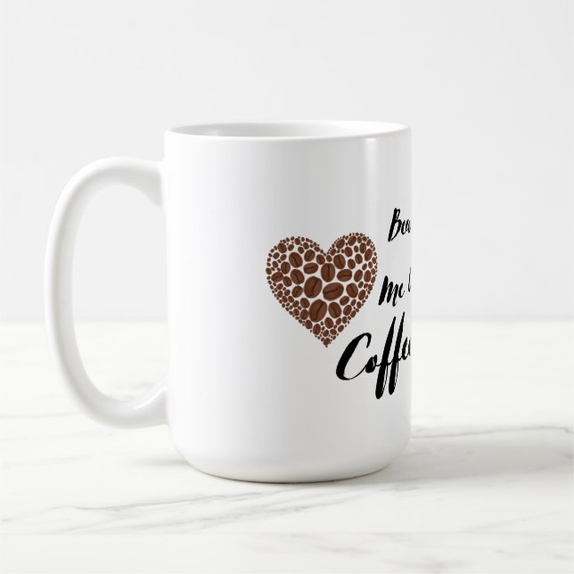 Mug Bean Me Up Café sur un (Gauche)