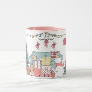Mug Bear de Noël mignonne
