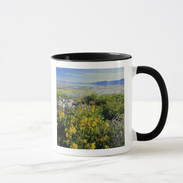 Mug BEAR LAKE, UT, US, fleur de singes et algues, (Droite)