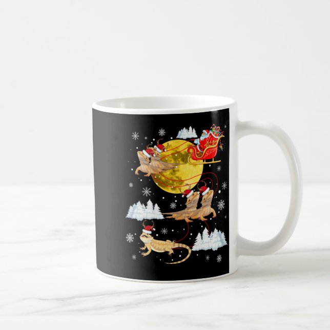 Mug Bearded Dragon Reindeer Christmas Pajama Santa Xma (Droite)