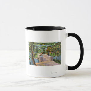 Mug Beardsley Park Vue sur le pont de pierre