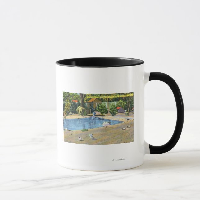 Mug Beardsley Park Vue sur les oiseaux aquatiques (Droite)