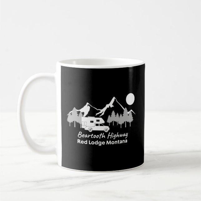 Mug Beartooth Highway Red Lodge Montana Camion Camion  (Gauche)