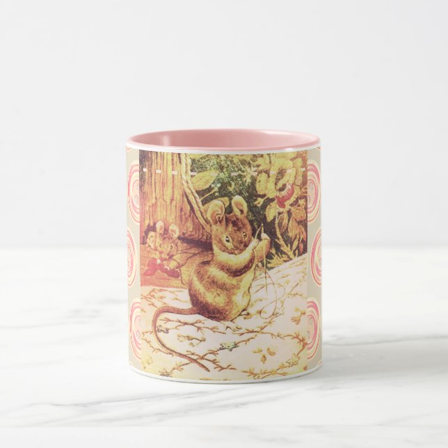 Mug Beatrix potier souris mignon couture vintage (Centre)