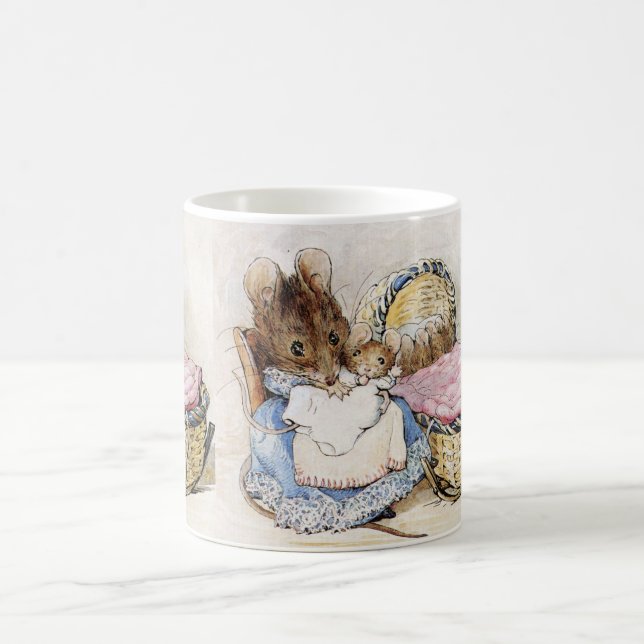 Mug Beatrix Potter, maman et bébés (Centre)