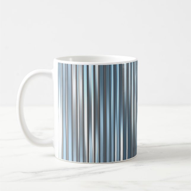 Mug Beau arrière - plan vertical abstrait bleu avec l (Gauche)