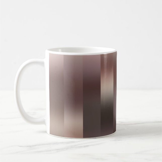 Mug Beau arrière - plan vertical abstrait brun avec  (Gauche)