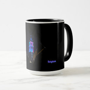 Mug Beau beffroi de Mons Belgique voyage