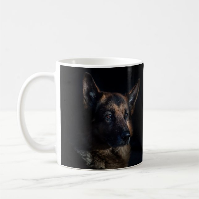 Mug Beau berger allemand noir et bronzé (Gauche)