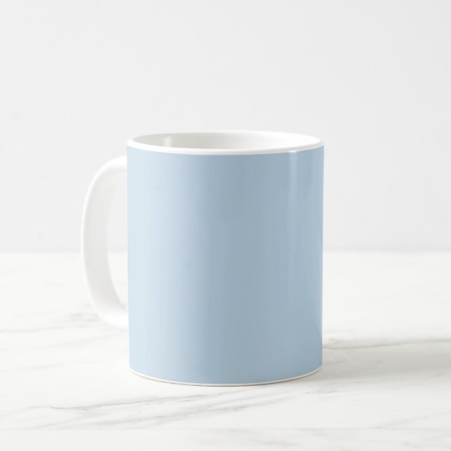 Mug Beau bleu (couleur solide) (Devant gauche)