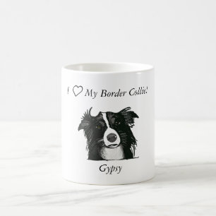 Mug Beau border collie noir et blanc