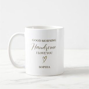 Mug Beau Cadeau Personnalisé Romantique de Bon Matin