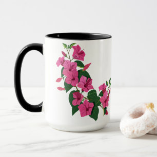 Mug Beau café magique floral Customisé