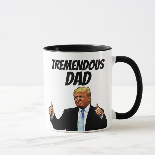 MUG BEAU CAFÉ PAPA, FUNNY DONALD TRUMP (Droite)