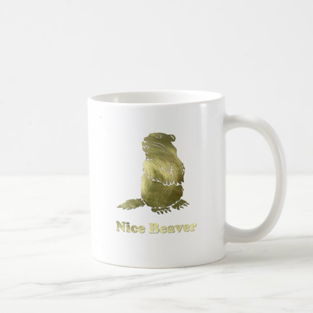 Mug beau castor (Droite)
