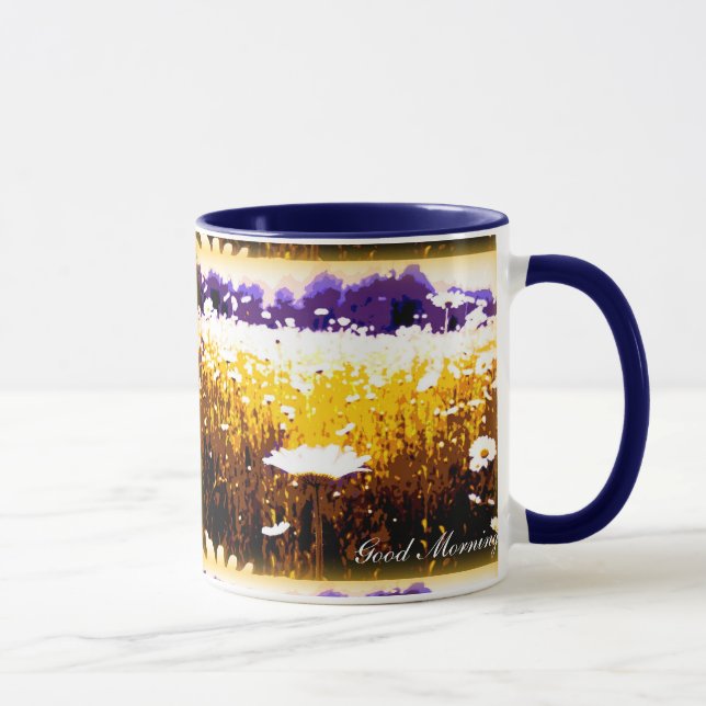 Mug Beau champ du nord-ouest de marguerite bonjour (Droite)