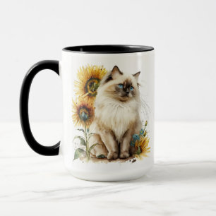 MUG BEAU CHAT RAGDOLL AVEC SOUFFLEURS