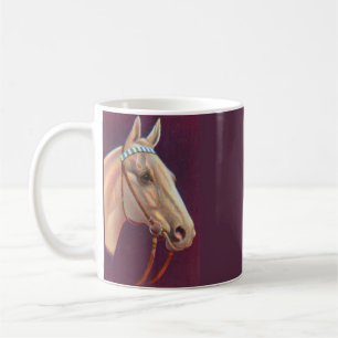 Mug beau cheval blanc