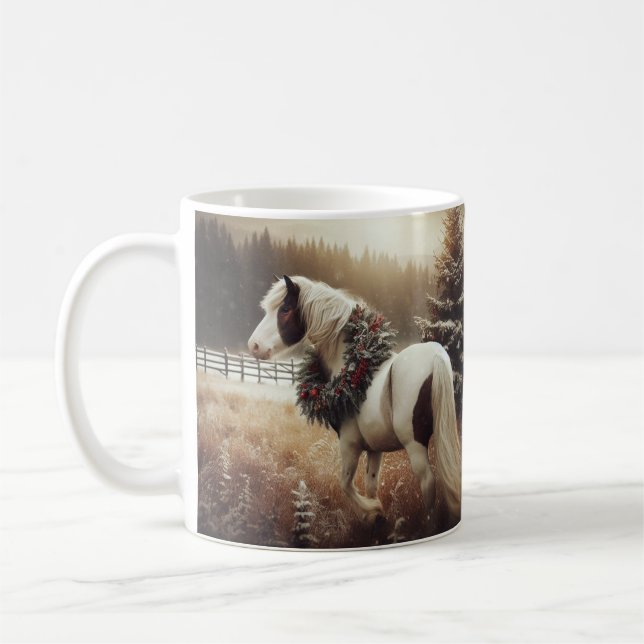 Mug Beau Cheval Brown Equestre Animal Love (Gauche)