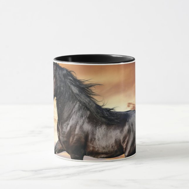 Mug Beau Cheval Noir (Centre)