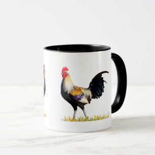 Mug Beau coq d'or de Gamcock d'Américain de Duckwing