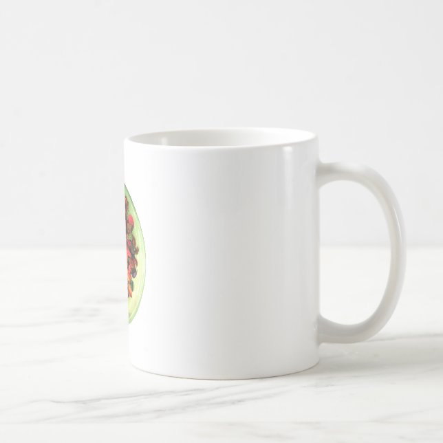 Mug Beau design rose extraordinaire coloré (Droite)