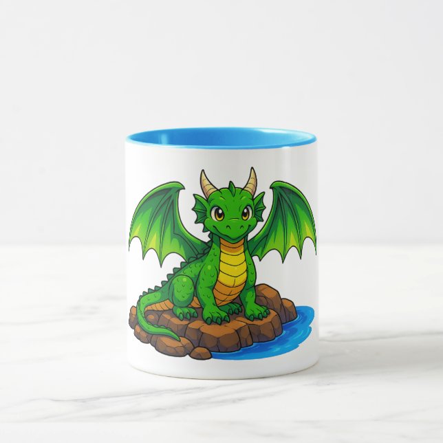 Mug Beau dragon vert (Centre)