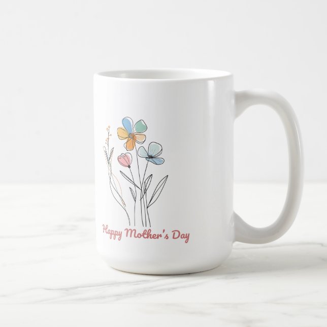 Mug Beau enveloppement de la fête des mères (Droite)