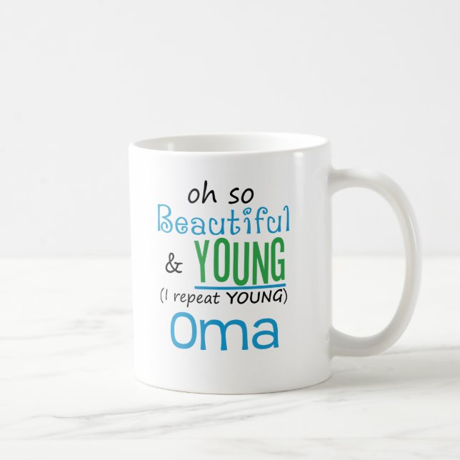 Mug Beau et jeune Oma (Droite)