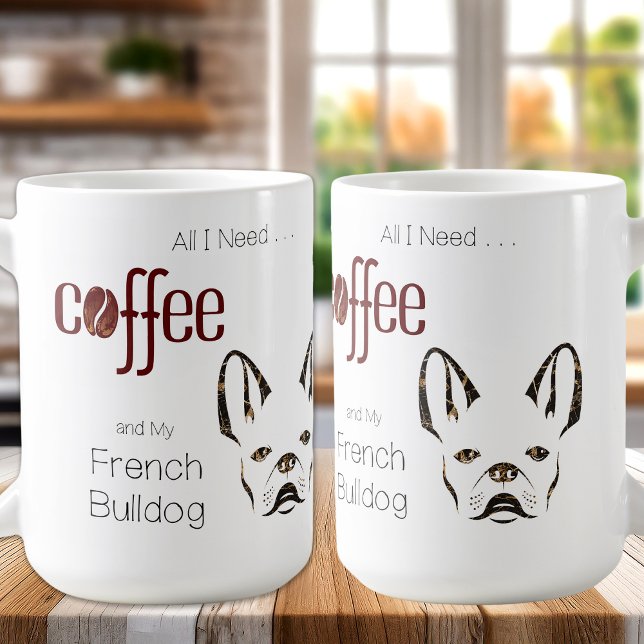 Mug Beau Français Bulldog Français Chic Amoureux des c (Créateur téléchargé)
