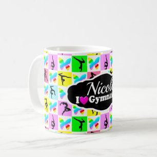 MUG BEAU GYMNASTIQUE BUTTERFLY DESIGN