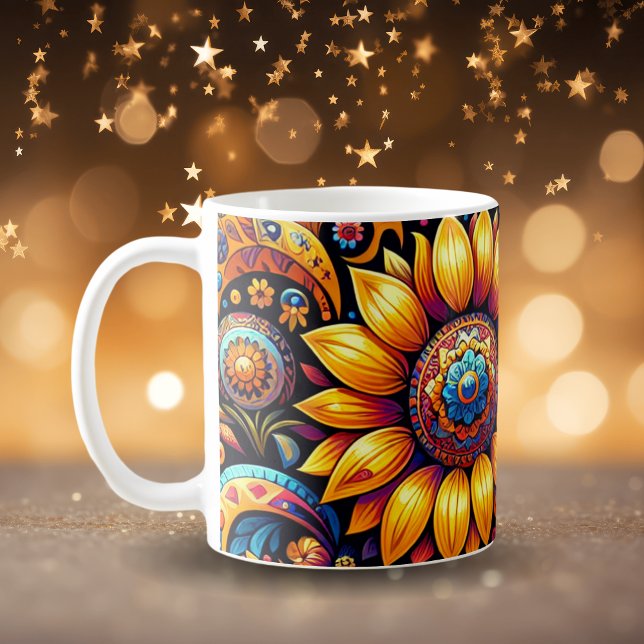 Mug Beau Hyperréaliste Sunflower Art (Créateur téléchargé)