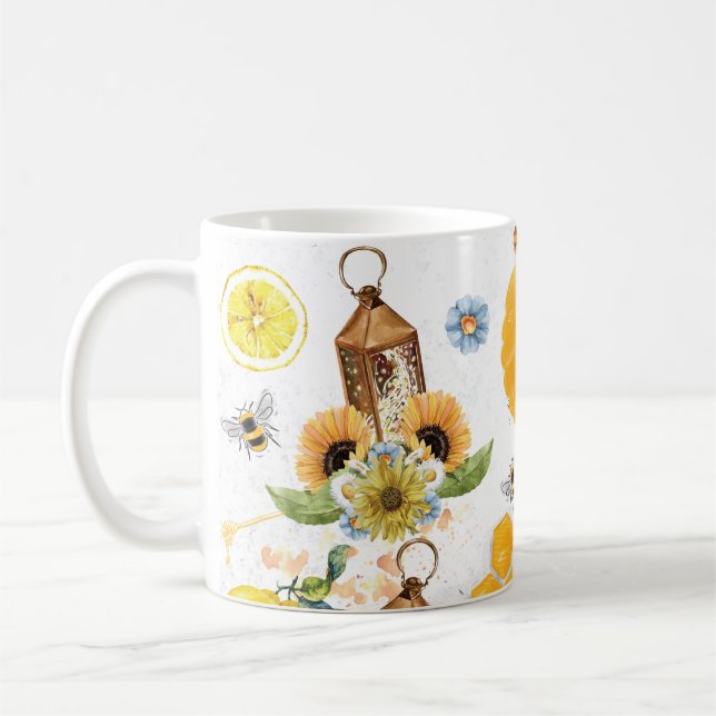 Mug Beau Jardin Bee Tournesol (Gauche)