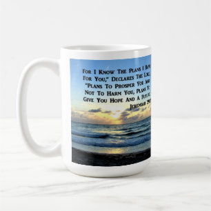 MUG BEAU JEREMIAH 29:11 SKIS BLEUS