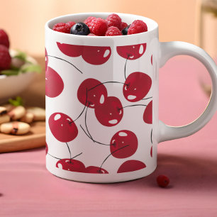 Mug Beau Joyeux Cerisier Rouge Frais Thème