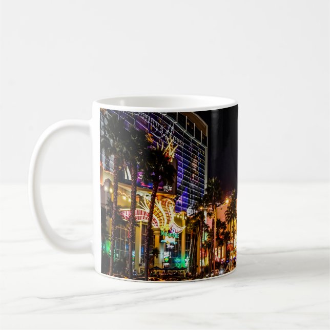 Mug Beau Las Vegas Strip à la nuit (Gauche)