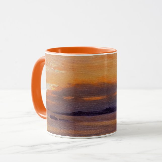 Mug Beau lever de soleil océanique (Devant gauche)
