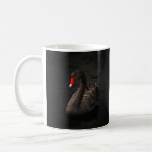 Mug Beau, majestueux, noir cygne