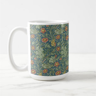 Mug Beau motif floral William Morris Vert rose