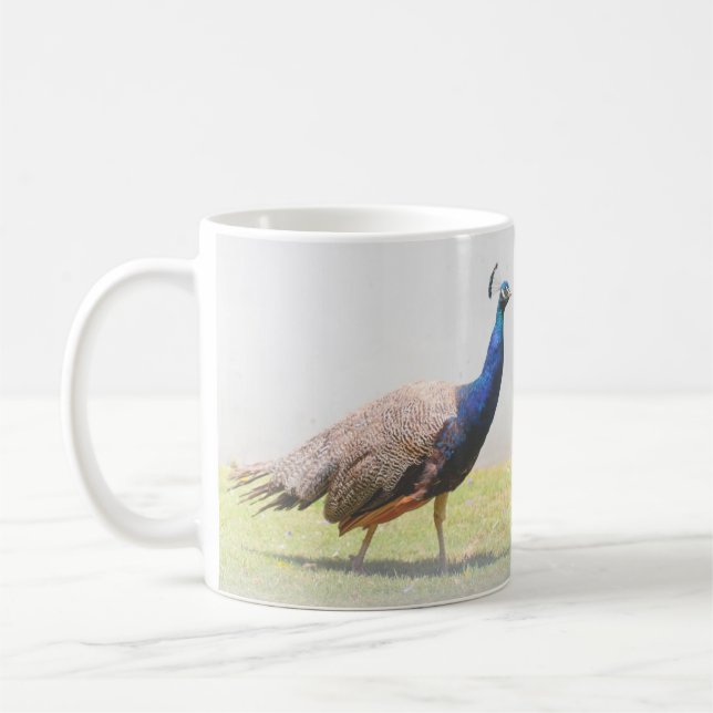 Mug Beau Oiseaux de paon (Gauche)