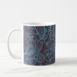 Mug Beau ornement vintage sans couture
