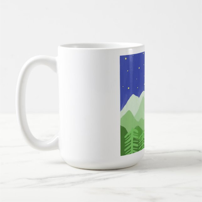 Mug beau paysage art (Gauche)