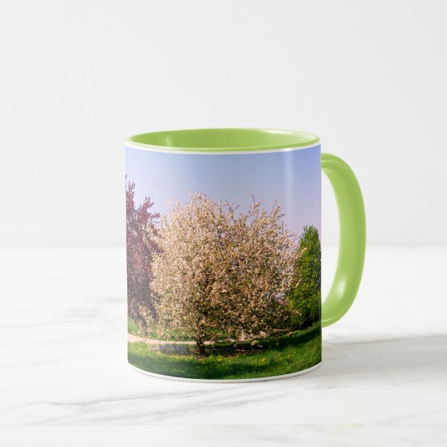 Mug Beau paysage et arbres (Devant droit)