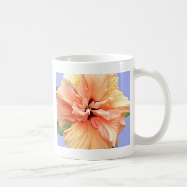 Mug Beau Plumeria rose et jaune (Droite)