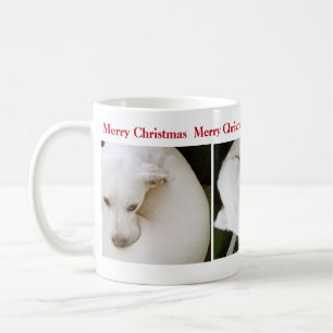 Mug Beau Polar blanc Chien Chien Chien Noir