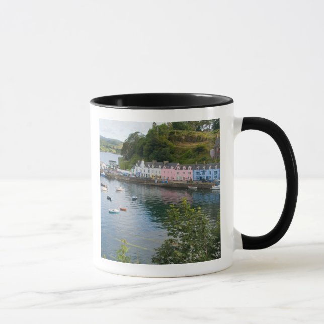 Mug Beau port et voiliers avec reflets en 2 (Droite)