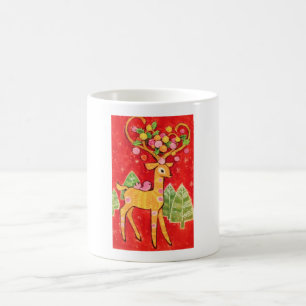 Mug Beau renne vintage de la moitié du siècle