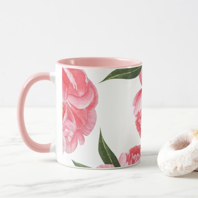 Mug Beau Rose (Avec donut)
