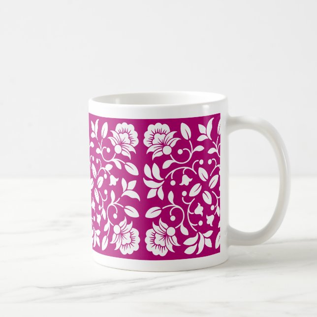 Mug Beau rose et blanc (Droite)